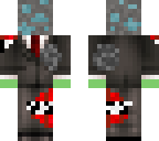 robot slime suit with diamond ore on head