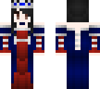 royal red and blue princess