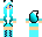 swag blue fox girl