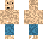 bald head with shorts