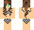 black and white bathing suit