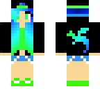 blue and green