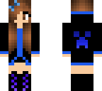 blue creeper girl