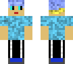 blue hair bman