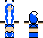 dark blue fox girl