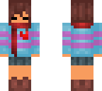 frisk with papy's scarf