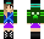 girl with creeper hoodie