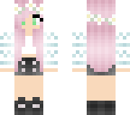 girl with pink hair
