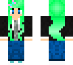 green hair