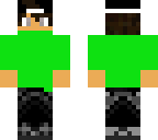 my guy with green things