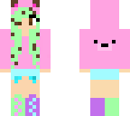 neon gummy bear girl