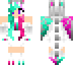 pink and mint green dragon