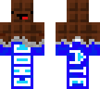 plain dark blue wrap derpy milk chocolate bar man