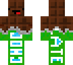 plain dark green wrap derpy milk chocolate bar man