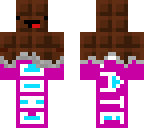 plain dark pink wrap derpy milk chocolate bar man