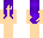 purple hair girl skin base