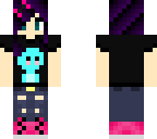 purple scene girl