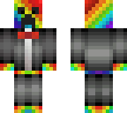 rainbow creeper in suit