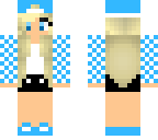 beach girl light blue