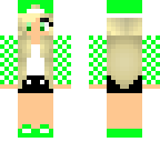 beach girl light green