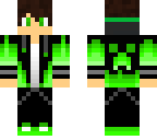 black and green