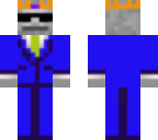 blue boned tuxedo skeleton