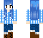 blue girl