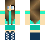 blue girl