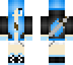 blue girl