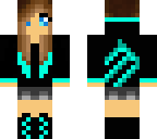 blue girl