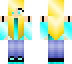 blue girl