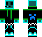 blue hooded slime
