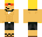 cool blonde guy red glasses