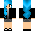 cool blue girl