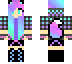 cute neon wolf