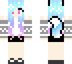 cute pastel wolf girl