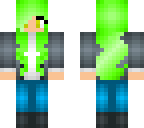 green haired falconfart