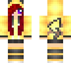 pikachu with red hair