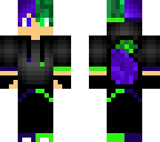 purple and green wolf