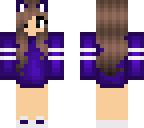 purple cat girl
