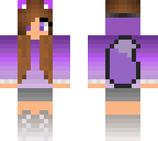 purple wolf girl