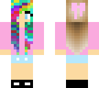 rainbow girl