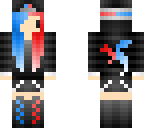 red and blue