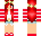 red cute girl