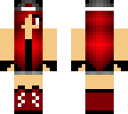red skater girl