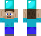 steve with diamond