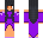 apmau in purple prom dress