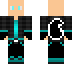 bald cyan boy