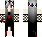 bloody emo girl's dress