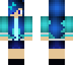 blue girl